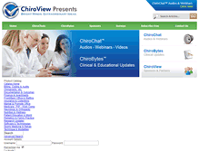 Tablet Screenshot of chirochat.org